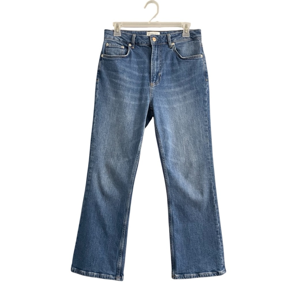 Rails The Sunset Crop flare jeans high rise  size 27 medium wash